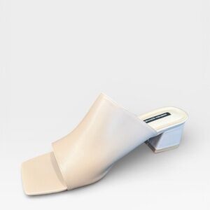 French Connection Block Heel Mules